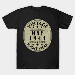 Vintage Established May 1944 - Good Condition Slight Wear T-Shirt